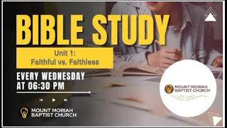 April 17, 2024 // Wednesday Night Bible Study // MMBC