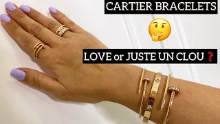 CARTIER BRACELETS COMPARISON- Original Love vs Original JUC Bracelets with Diamonds