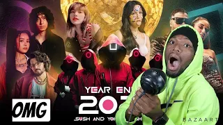 2021 YEAR END MASHUP - SUSH & YOHAN (BEST 130+ SONGS OF 2021) (REACTION)