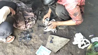 auto rickshaw Break Master Cylinder Repair | auto rickshaw break adjustment