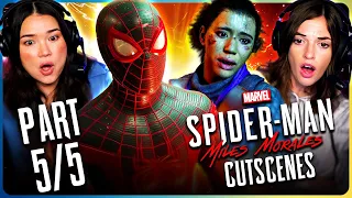 SPIDER-MAN MILES MORALES CUTSCENES (PART 5) REACTION! | Gamers Little Playground