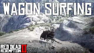Wagon Surfing, Stunts & Funny Moments Red Dead Redemption 2