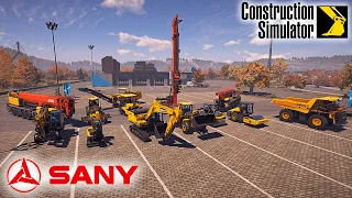 🚧 Sany DLC First Look 👷‍♂️ Construction Simulator