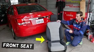 CHEVROLET CRUZE FRONT SEAT REMOVAL REPLACEMENT. CHEVY CRUZE FRONT SEAT