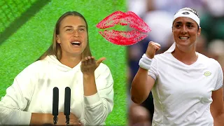 Aryna Sabalenka "Kisses and love for Jabeur" - Wimbledon 2023