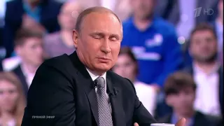 Прямая линия с Путиным 2016 Оппозиция Вопрос Доренко