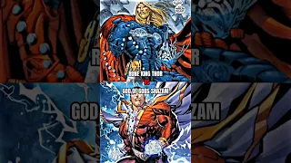 Rune king thor vs God of gods shazam #shorts