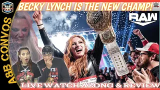 🔴 WWE Raw LIVE Stream | Becky Lynch is the NEW Champ! - Full Watch Along & Review 4/22/24