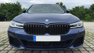 2021 BMW 545e xDrive G30 in Tansanitblau II metallic