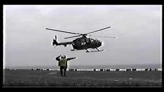 Carrierlanding  299 Sqn BO-105 RNLAF