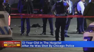 Boy, 13, in hospital after he was shot by Chicago Police