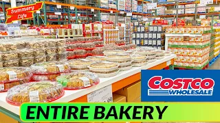 NEW COSTCO ENTIRE BAKERY - CAKES - BREAD - COOKIES - WAFFLES   SWEET TREATS - CHEESECAKES