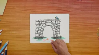 How to Draw a Keystone | Come Learn with Me