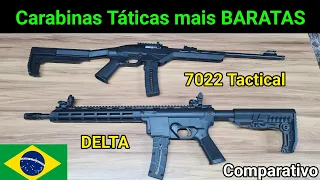 Carabinas mais Baratas de 2023: Delta vs 7022 Tactical, qual a melhor 22? Vale a pena?