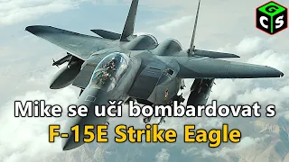 Shoz naváděných bomb GBU-24, GBU-38, AGM-154, útok kanónem i sestřely s F-15E v DCS World [LS]