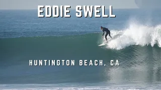 The 2023 Eddie Aikau Swell Comes To Surf City USA (Huntington Beach Surfing)