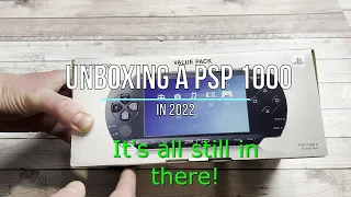 Unboxing a PSP 1000 japan import in 2022. It's not been opened since 2004!  good as new?