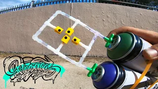 RESAKS - 🔥 Testing 4 Caps Adapter & 2 Spray Paint 🔥 [ Fadebomb Graffiti Tool ]