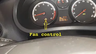 Opel/Vauxhall Corsa D cooling fan not working