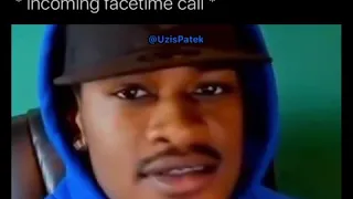 When the ugly bitch wants to FaceTime 😂😂