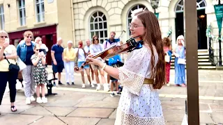 Unchained Melody - Violin Cover by Holly May - Street Performance