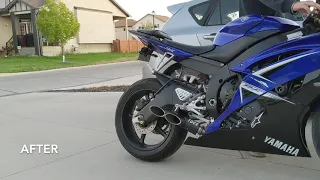 Yamaha R6 Toce Exhaust With Cat Delete