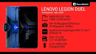 GEYMERLAR ORZUSIDAGI LENOVO LEGION DUEL O'YINBOP TELEFONI TAQDIM ETILDI/ASUS ROG PHONE 3 NING RAQIBI