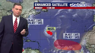 Hurricane Nigel forms in Atlantic