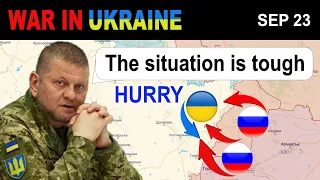 23 Sep: Russians DOUBLE DOWN on the EAST AXIS. Achieve Success | War in Ukraine Explained