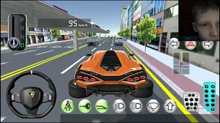 Я Играю В Клас Вождение и разбиваю Lamborghini sian