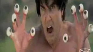 Kung Pow eyeball scene