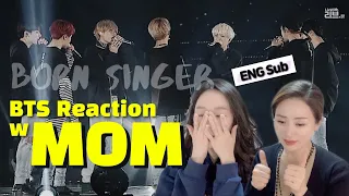 [Sub] 방탄소년단(BTS) 'Born Singer' @교차편집(Live Stage Mix) | Korean Mom React to BTS | 엄마리액션