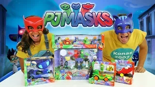 PJ Masks Toy Challenge - Catboy Vs. Owlette ! || Toy Review || Konas2002
