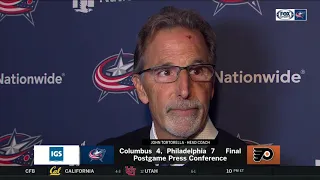 John Tortorella says the team deserved a loss