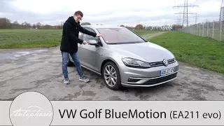 2017 VW Golf BlueMotion (130 PS) Fahrbericht / Was spart der EA211 evo in Realität? - Autophorie