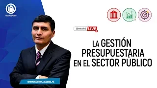 LA GESTIÓN PRESUPUESTARIA EN EL SECTOR PÚBLICO