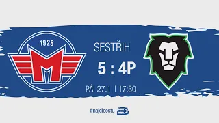 Sestřih: HC Motor České Budějovice - BK Mladá Boleslav 5:4p