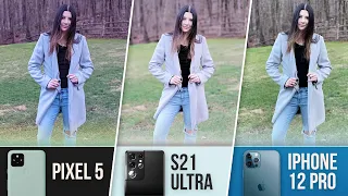 S21 Ultra Camera VS. iPhone 12 Pro VS. Pixel 5!