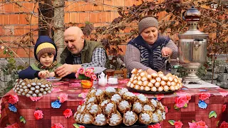 Delicious Tubules with condensed milk, The best recipe of the Village