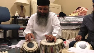 Pakhawaj tabla lesson #1 - intermediate tabla - ustad bhai sarbjit singh ladi