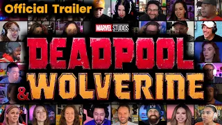 Deadpool & Wolverine - Official Trailer | REACTION MASHUP | Deadpool 3 | X-men