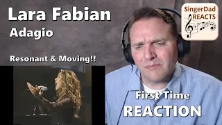 Classical Singer Reaction - Lara Fabian | Adagio. Powerful Performance! Amazing Voice!