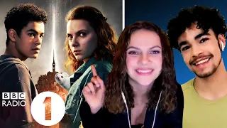 "Is that me?!" His Dark Materials' Dafne Keen & Amir Wilson on eyebrows, screams and awkward moments