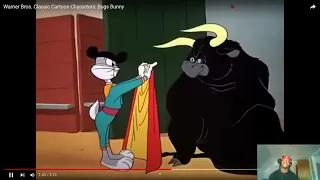 BUGS BUNNY BEATS BULL  W  XLEETV REACTION