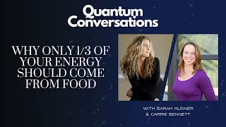 Why Only 1/3 of your Energy Should Come From Food