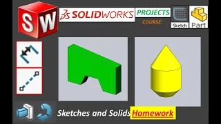 SolidWorks Lesson 2 A Homework Dimensions Center Line