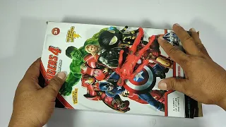 Unboxing, Review, ASMR, Avengers Toys,Hulk Buster, Captain America, Spider-Man, ironman, Colection