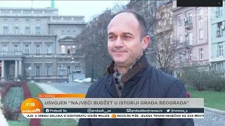 Zoran Vuletić o budžetu Beograda 2022