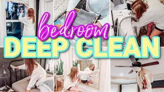 EXTREME BEDROOM DEEP CLEAN | CLEAN & ORGANIZE WITH ME | MOTIVATION TO CLEAN YOUR HOME