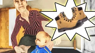 Baby Buys His Granny a Brand New Pair of Beautiful Shoes!